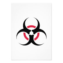 Biohazard Convite Personalizados