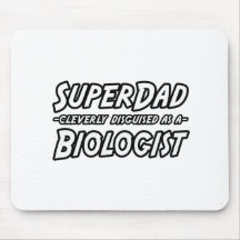 Biólogo de SuperDad… Mousepad
