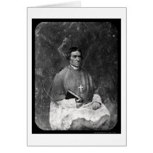 Bishop Baraga Daguerreotype 1844 Cartão