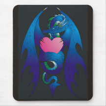 blackbackground, dragonheart2 mouse pad