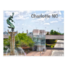 Boa vinda a Charlotte! Cartões Postais