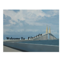 Boa vinda a Florida Cartões Postais