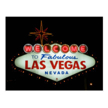 Boa vinda a Las Vegas fabuloso - Nevada Cartao Postal