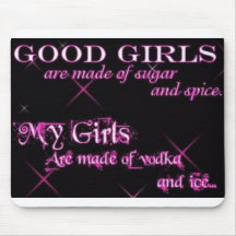 Boas meninas, minhas meninas mouse pads