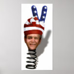 Bobblehead Bush Impressão