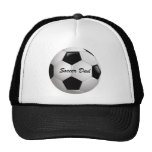 Bola de futebol customizável boné