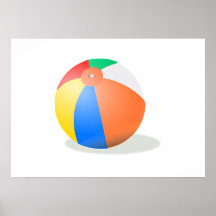 Bola de praia posters