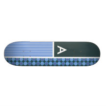 Bolinhas azuis skate