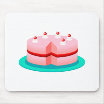 Bolo de aniversário mouse pad