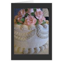 Bolo de casamento cartoes