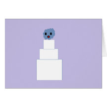 Bolo de casamento do zombi cartão