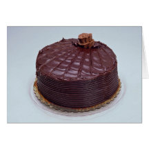 Bolo de chocolate cartoes