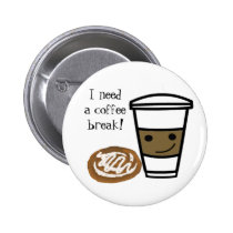 Bolo do café e de canela crachás