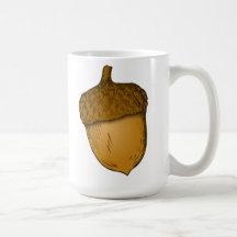 Bolota da árvore caneca