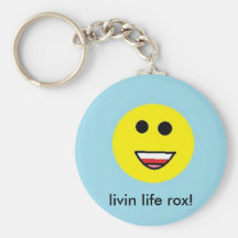 bom, rox da vida do livin! chaveiros
