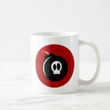 Bomba do crânio caneca