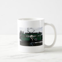 Bondes suíços no depósito de BVB M-Parc, Basileia Caneca