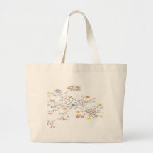 bonito bolsas de lona