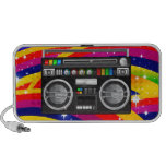boombox retro do dinamitador do gueto da caixa de  caixinhas de som portátil