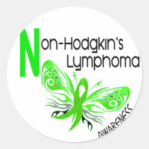 BORBOLETA 3,1 de Non-Hodgkins do linfoma Adesivos Redondos