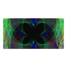 Borboleta abstrata 2 cartoes com foto