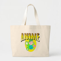 Borboleta do Anime Bolsa Para Compras