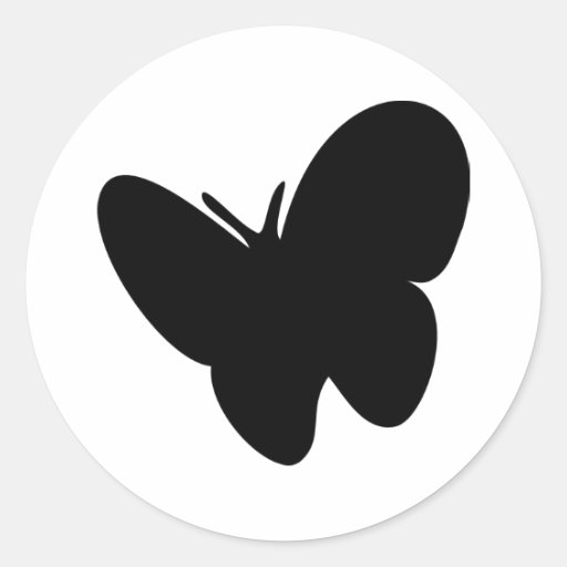 borboleta preta - borboletas adesivos