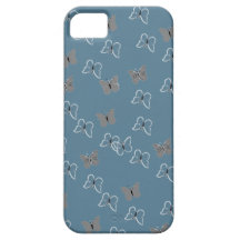 borboletas azuis capas de iPhone 5 Case-Mate
