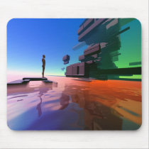 Borda do mousepad da percepção tapetes para ratos