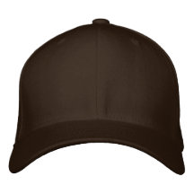 Borde seu próprio boné de lãs de Brown Flexfit