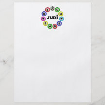 Borracho Judi do Bingo Panfletos Personalizados