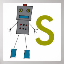 Bot quadrado poster