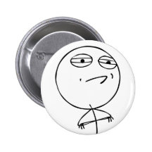 Botão aceitado desafio da cara pins