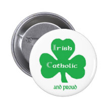 Botão católico irlandês do orgulho boton