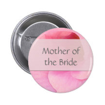 Botão cor-de-rosa macio da noiva - personalizado pins