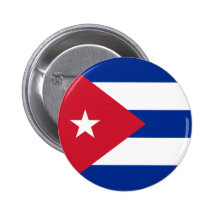 Botão da bandeira de Cuba Botons