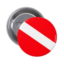 Botão da bandeira do mergulho botons