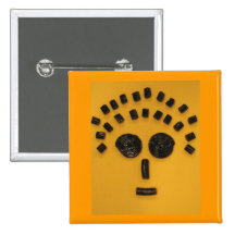 Botão da cara do alcaçuz pins