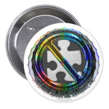 Botão da consciência do autismo de UnPuzzled Pins