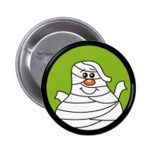 Botão da mamã do Dia das Bruxas Pins
