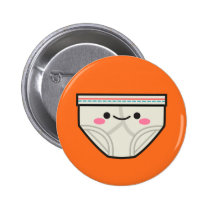 Botão das cuecas de Kawaii crachás
