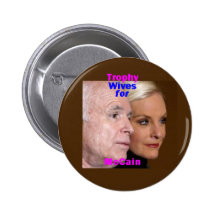 Botão das esposas do troféu de McCain Boton