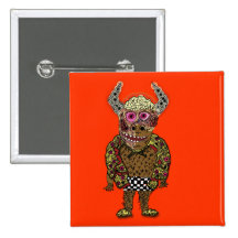 Botão de BRI-SKULL Botons
