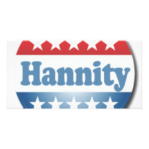 Botão de Hannity Cartão Com Foto Personalizado