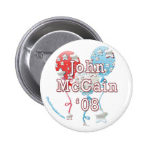Botão de John McCain Botons