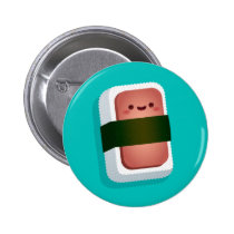 Botão de Kawaii Musubi crachás