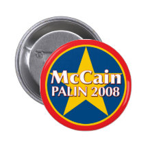 Botão de McCain-Palin Botons