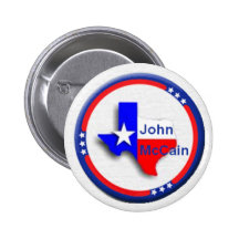 Botão de McCain TEXAS Boton