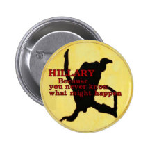 Botão do abutre de Hillary Botons