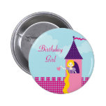 Botão do aniversário de Rapunzel Boton
